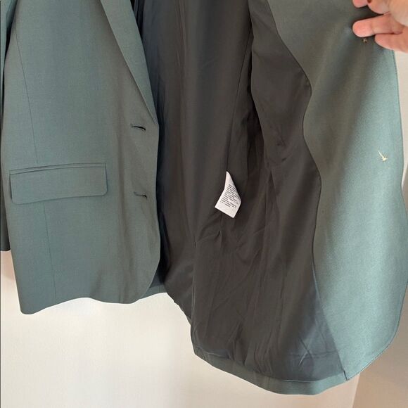 Madewell Oversized Menswear Blazer Olive Sage Women’s medium Button Accent NWT - Picture 10 of 16